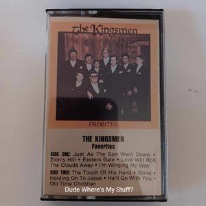 THE KINGSMEN - FAVORITES - ~CHRISTIAN ARTISTS~ - 1988 CASSETTE - TESTED & WORKS